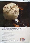 Sealtest Butter Pecan Ice Cream Nutty Enough Ad 1966