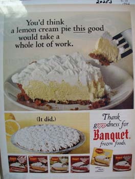 Banquet Pies Thank Goodness Ad 1966
