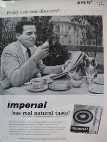 Imperial Margarine Natural Taste Ad 1957