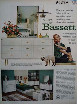 Bassett So Easy to Own Ad 1960