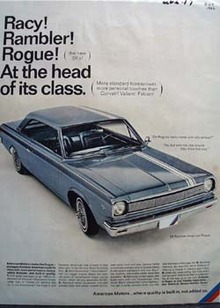 American Motors Racy Rambler Ad 1966