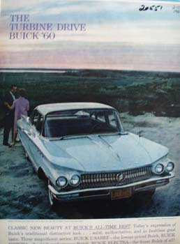 Buick Turbine Drive Ad 1960