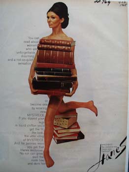 Hanes Hosiery Ad 1965