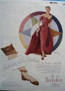 Berkshire Stockings Glorious New Look Ad 1949
