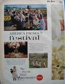CocaCola America Pauses For Festival Ad 1959