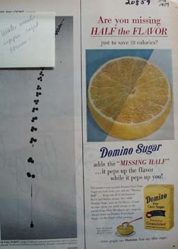Domino Sugar Missing Half Ad 1959