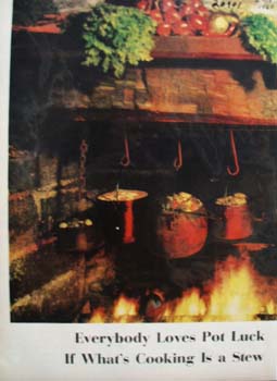 Pot Luck Cooking Ad 1960