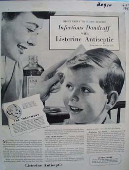 Listerine Antiseptic Begin Early Ad 1943