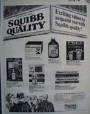 Squibb Laboratories Exciting Values Ad 1965