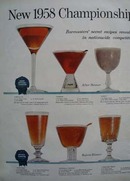 Early Times Whiskey Championship Drinks Ad 1958.