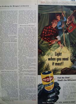 RayOVac Light When You Need It Ad 1958