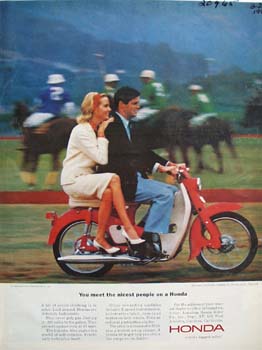 Honda Meet Nicest People Ad 1964.