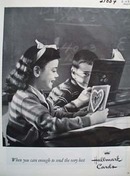Hallmark Boy Girl Valentine Ad 1960