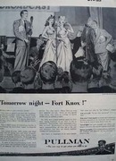 Pullman Tomorrow Night Fort Knox Ad 1943