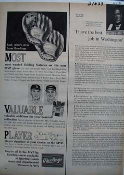 Rawlings Look Whats New Ad 1965