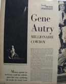 Gene Autry Millionaire Cowboy Article 1950