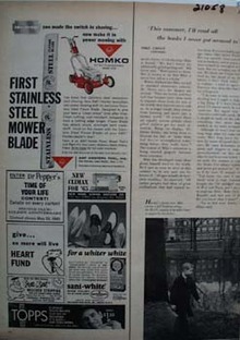 AMF Homko Power Mower Blade Ad 1965