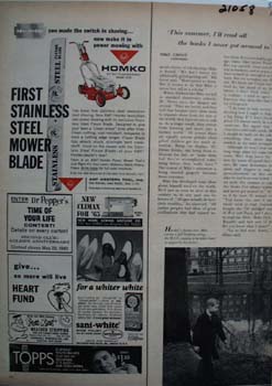 AMF Homko Power Mower Blade Ad 1965