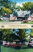Thomasville Motor Court Georgia Postcard