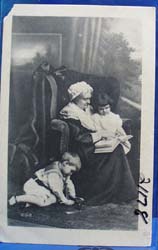 Picture of Grandmother With Grandchildren Postcard