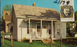 Edgar Lee Masters Home Illinois Postcard