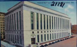 Fed. Building and Postoffice Cincinnati Postcard