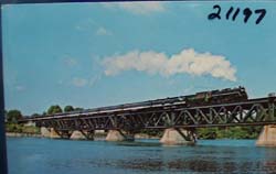 Canadian National Bullet Nose Betty Train Post Card