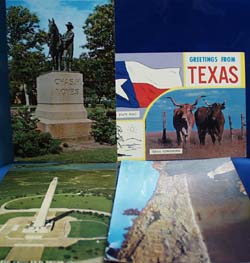 Greetings From Texas Postcards