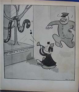 Little Lulu 1937 bookplate comic charms Cobra
