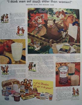 Bordens Men Act Older Ad 1947