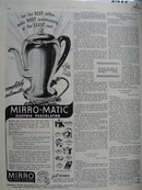 Mirro-Matic Percolator For Best Coffee Ad 1952