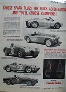 Champion Spark Plugs Quick Acceleration Ad 1954
