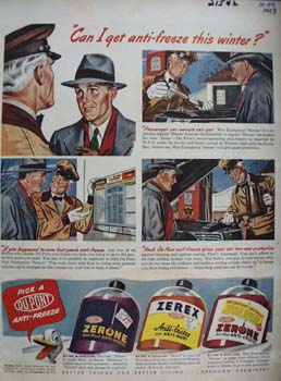 DuPont Anti Freeze Can I Get This Winter Ad 1943