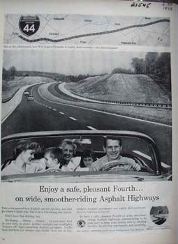 Asphalt Institute Enjoy A Safe Fourth Ad 1958