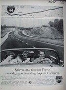 Asphalt Institute Enjoy A Safe Fourth Ad 1958