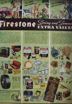Firestone Auto Supplies Spring And Summer Ad 1943