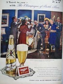 Miller Beer Burning The Mortgage Ad 1949