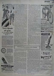 Mead Cycle Ship on Approval Ad 1929
