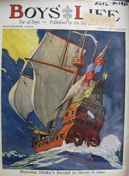 Boys Life Magazine Cover November 1931