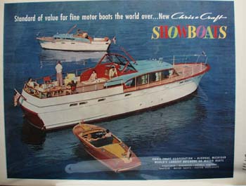 Chris Craft Showboats Ad 1957