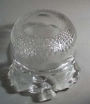 Holly and berry glass dish