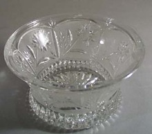 Daisy glass dish