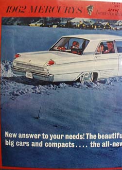Mercury New Answer To Your Needs Ad 1961