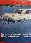 Mercury New Answer To Your Needs Ad 1961