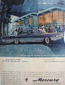 Mercury And Squaw Valley Lodge Ad 1964