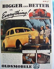 Oldsmobile Bigger And Better Ad 1939