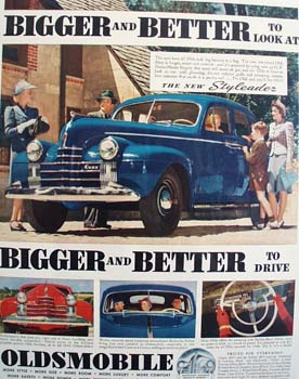Oldsmobile New Styleader Ad 1940