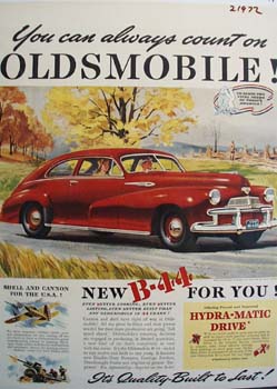 Oldsmobile You Can Always Count On Ad 1941