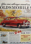 Oldsmobile You Can Always Count On Ad 1941