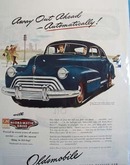 Oldsmobile Away Out Ahead Ad 1946